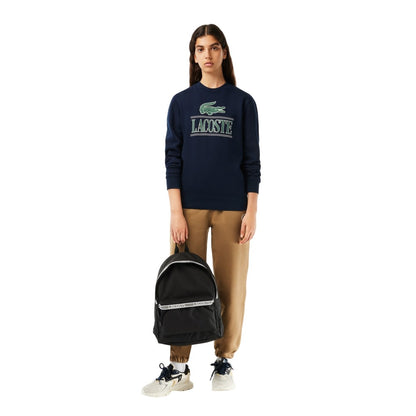Navy Blue - Back - Lacoste Mens Oversized Sweatshirt