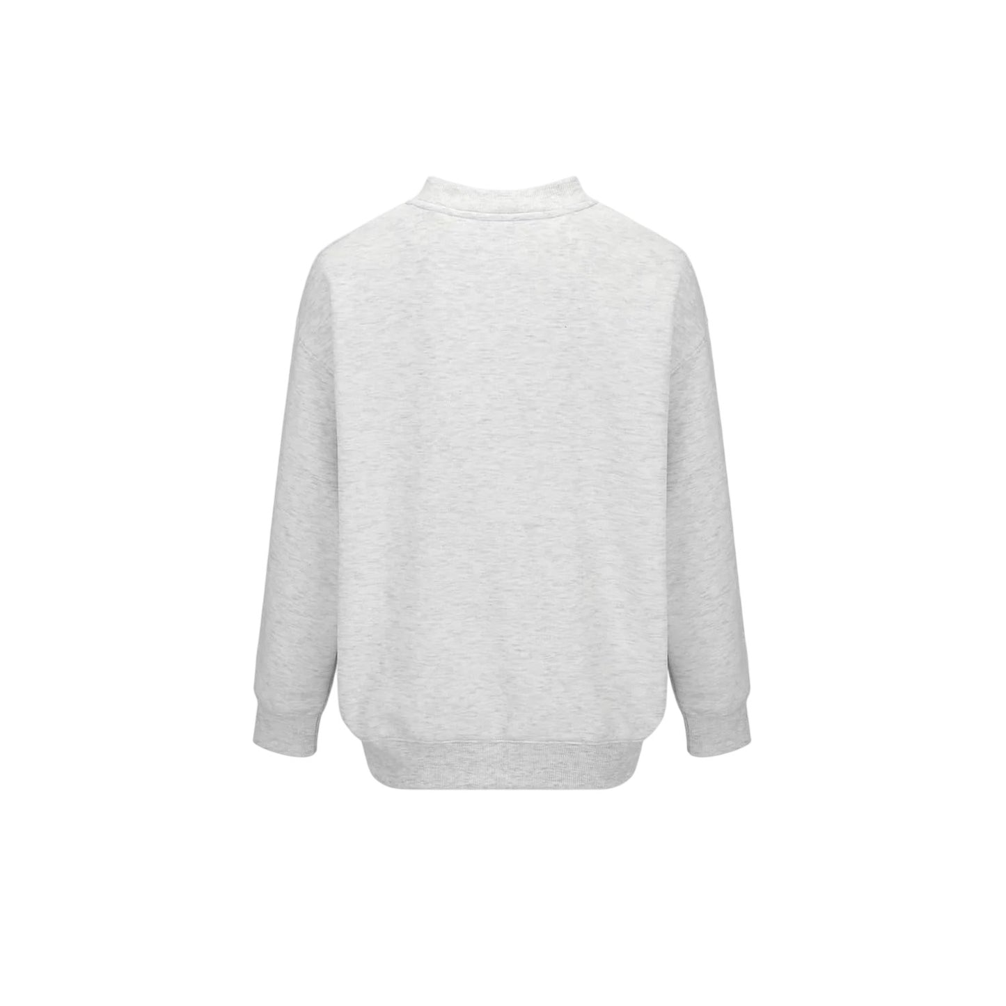 Ice Grey Marl - Back - Slazenger Womens-Ladies Plain Polycotton Crew Neck Jumper