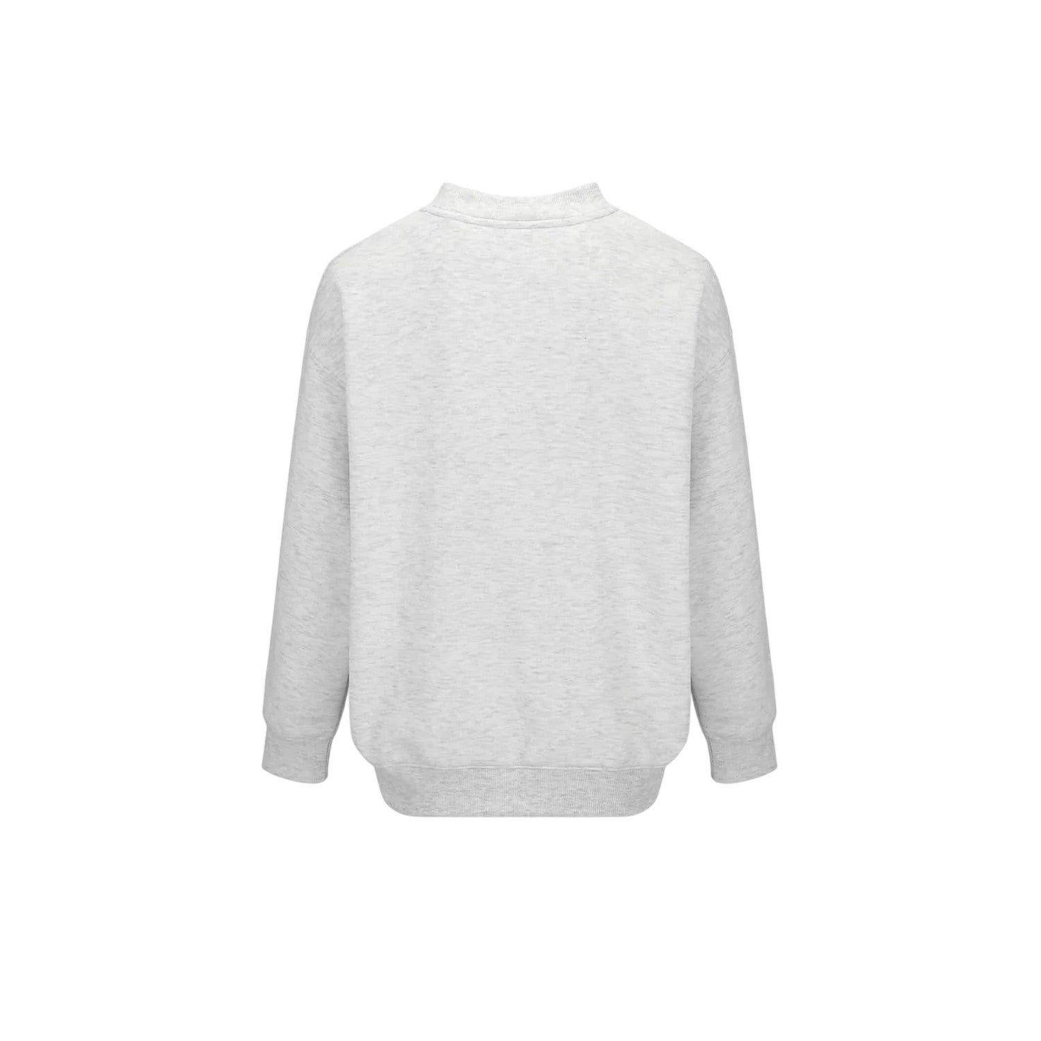 Ice Grey Marl - Back - Slazenger Womens-Ladies Plain Polycotton Crew Neck Jumper