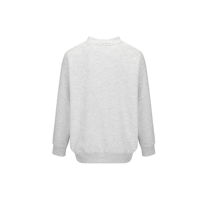 Ice Grey Marl - Back - Slazenger Womens-Ladies Plain Polycotton Crew Neck Jumper