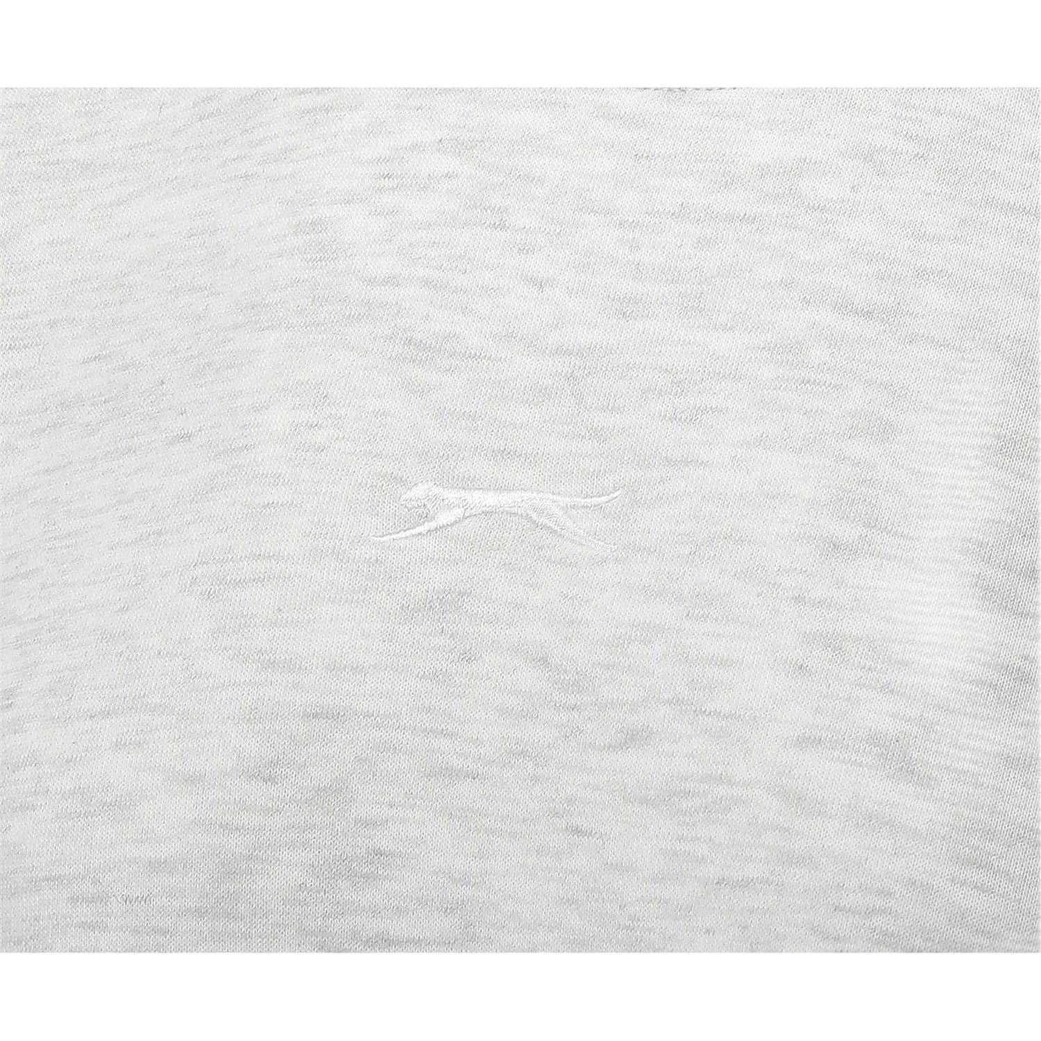 Ice Grey Marl - Side - Slazenger Womens-Ladies Plain Polycotton Crew Neck Jumper