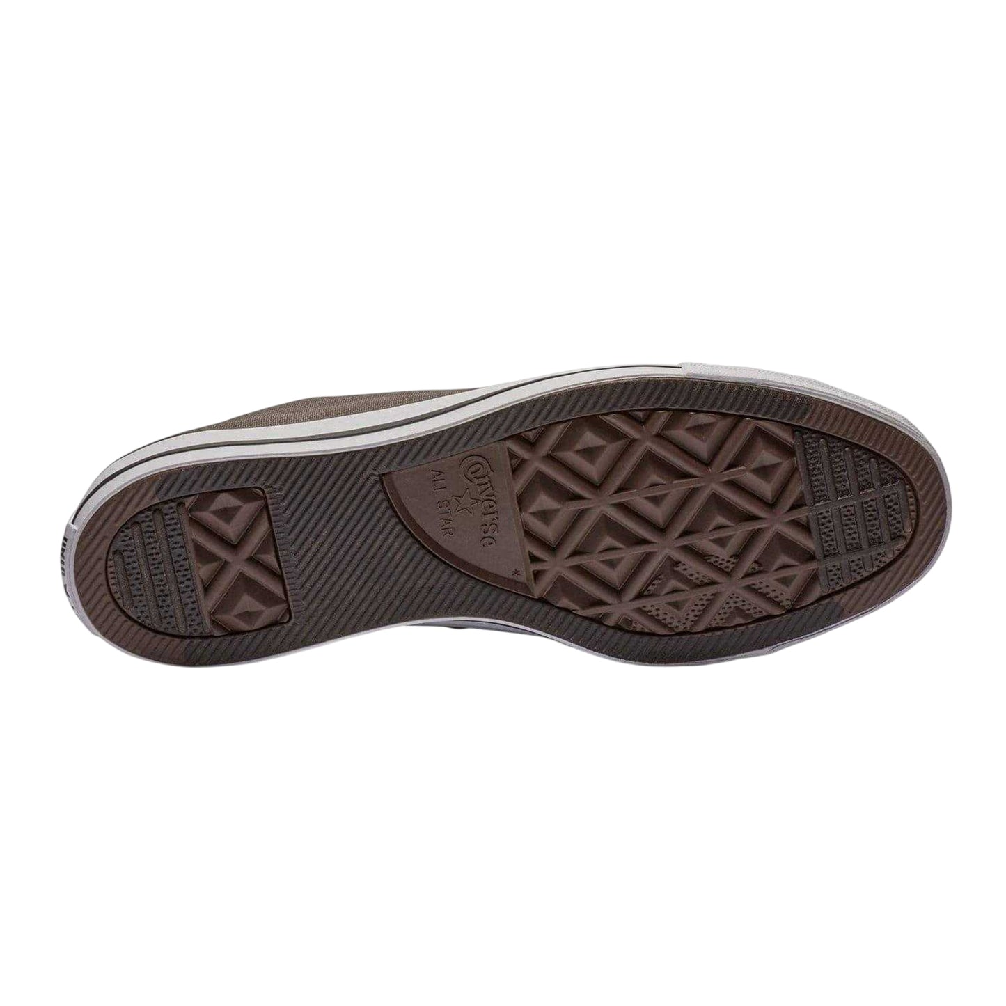 Charcoal - Side - Converse Mens Ox Logo Canvas Trainers