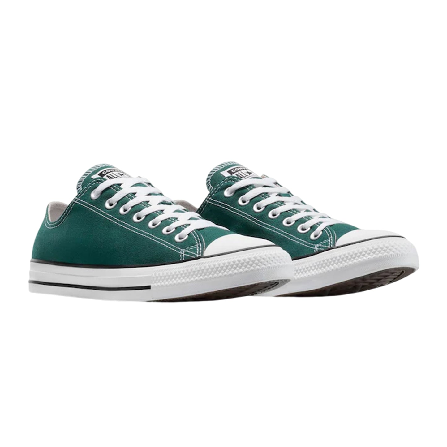 Dragonfly Green - Side - Converse Mens Ox Logo Canvas Trainers