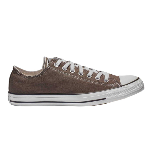 Charcoal - Front - Converse Mens Ox Logo Canvas Trainers