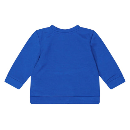 Blue - Back - The North Face Baby Lettering Logo Regular Sweatshirt