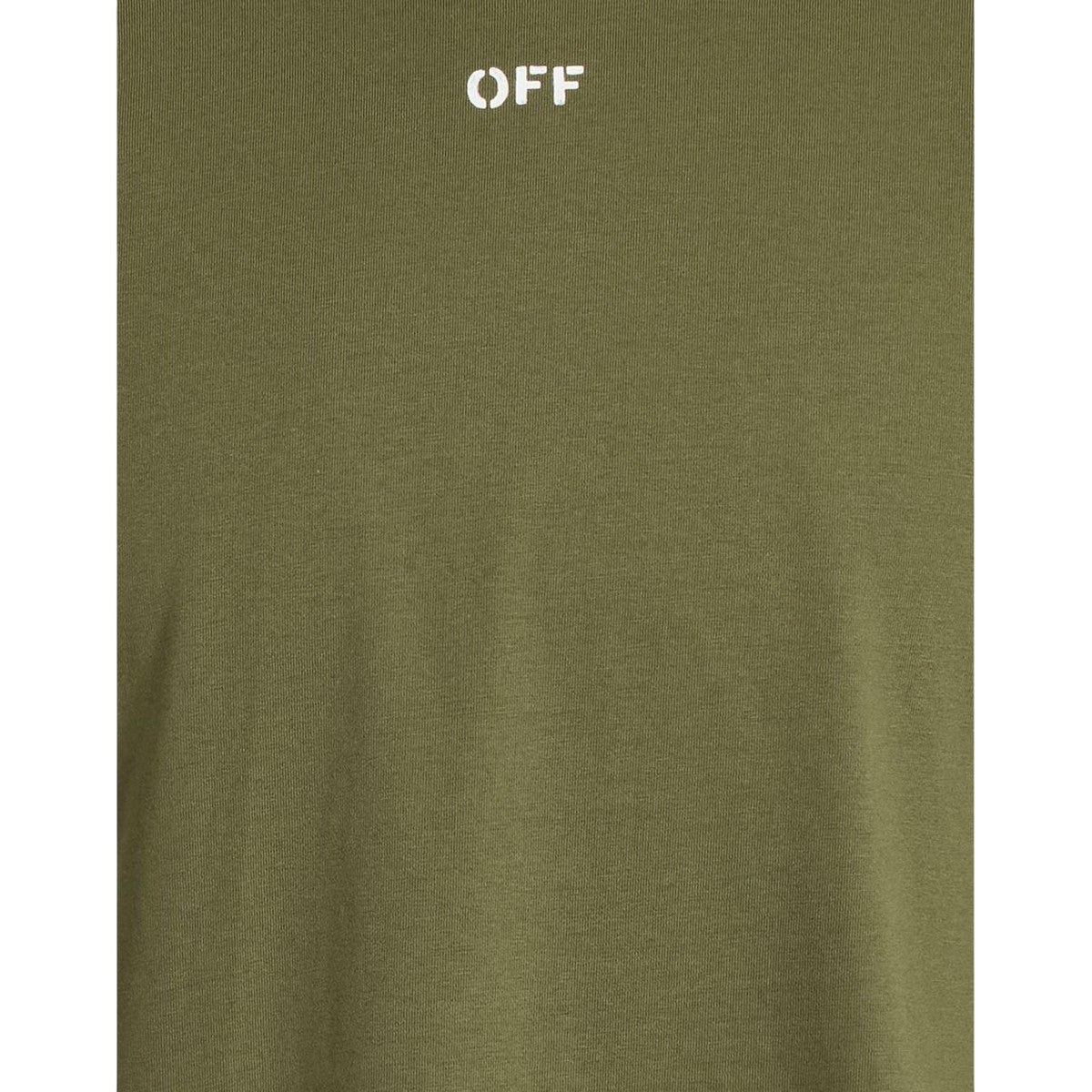 White-Moss - Back - Off White Mens Off Stamp Cotton T-Shirt