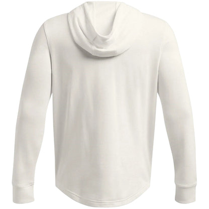 White - Back - Under Armour Mens Rival Terry Graphic Hoodie