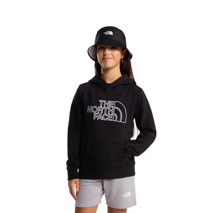Black - Side - The North Face Childrens-Kids Drew Peak Hoodie