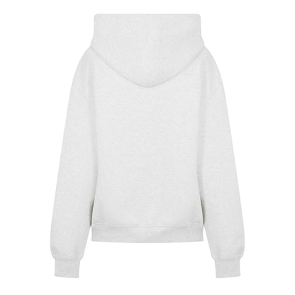 Light Grey - Back - New Balance Womens-Ladies Trackside Hoodie