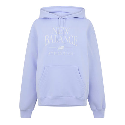 Lilac - Front - New Balance Womens-Ladies Trackside Hoodie