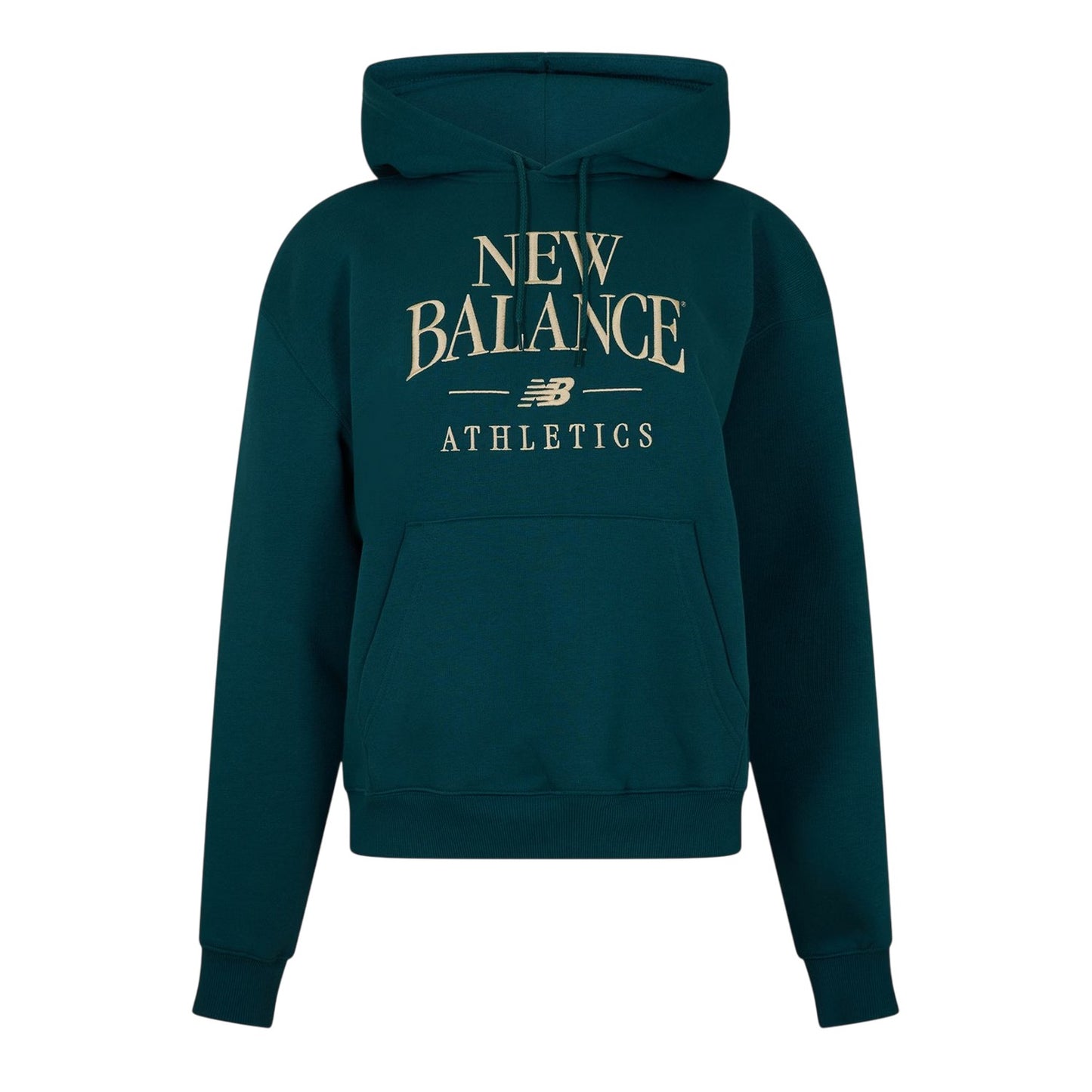 Navy - Front - New Balance Womens-Ladies Trackside Hoodie