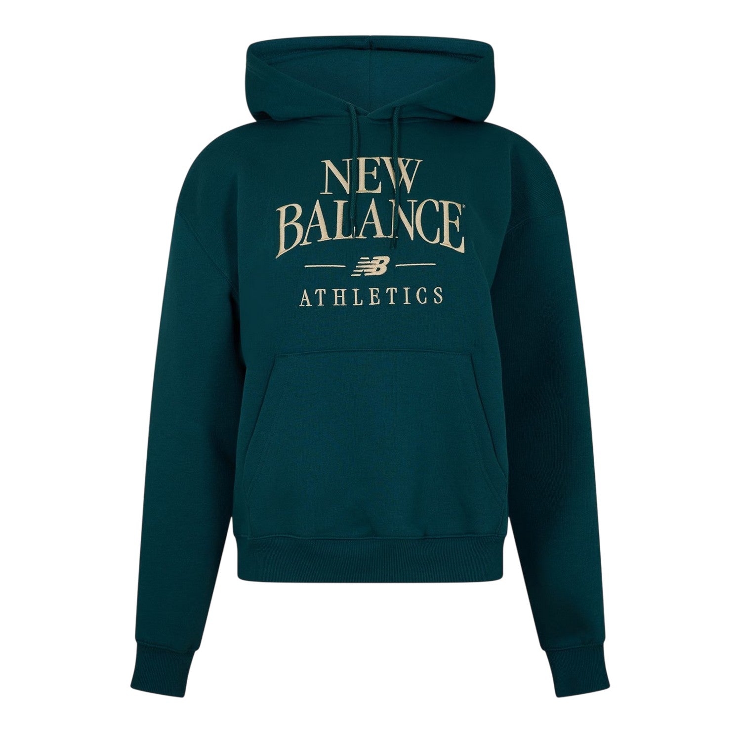 Navy - Front - New Balance Womens-Ladies Trackside Hoodie