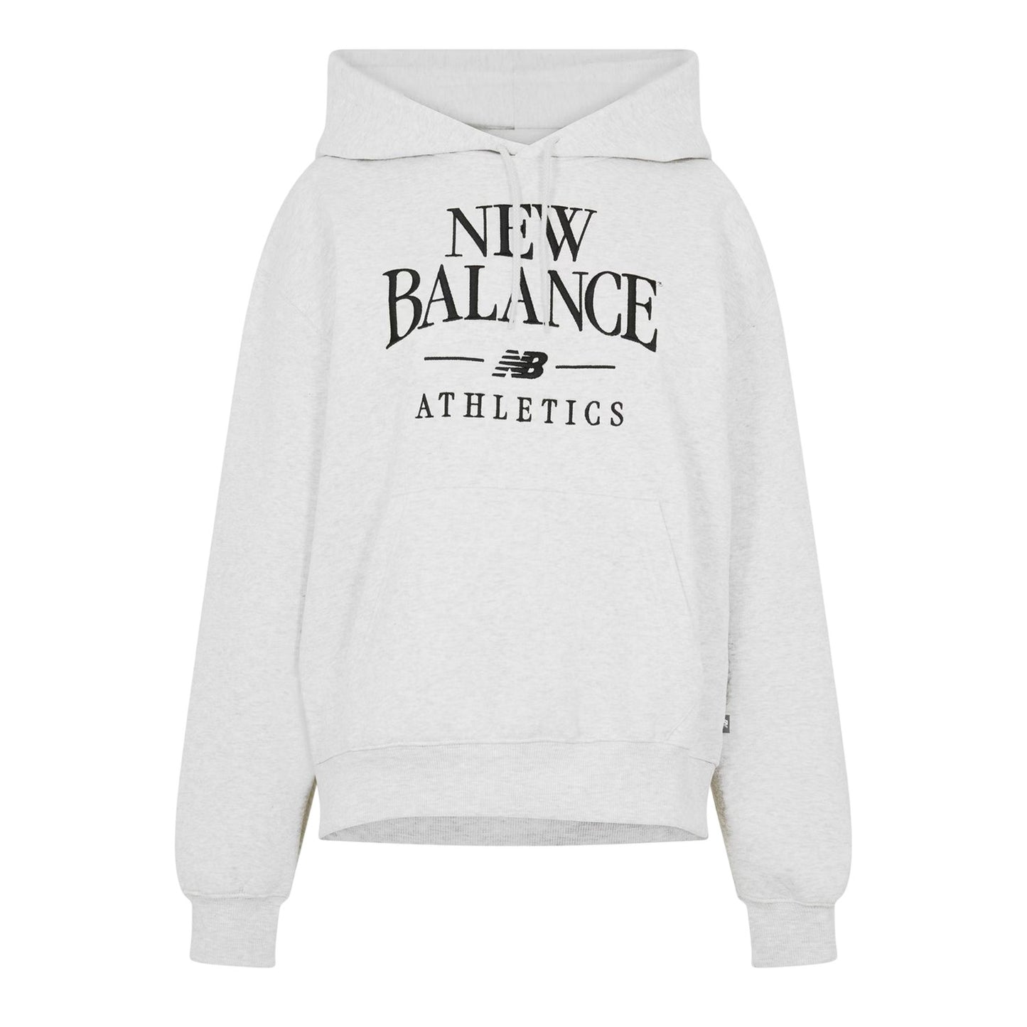 Light Grey - Front - New Balance Womens-Ladies Trackside Hoodie