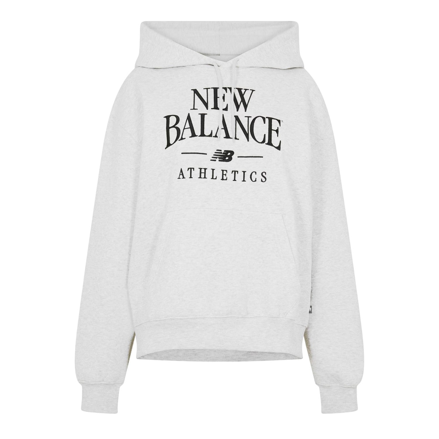 Light Grey - Front - New Balance Womens-Ladies Trackside Hoodie
