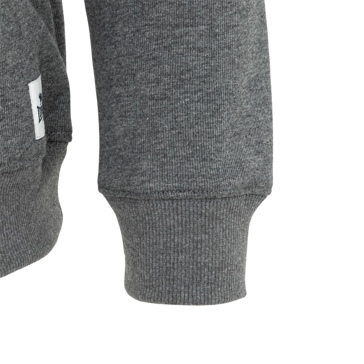 Dark Grey Marl - Side - Lonsdale Mens Crew Neck Regular Long-Sleeved Sweatshirt