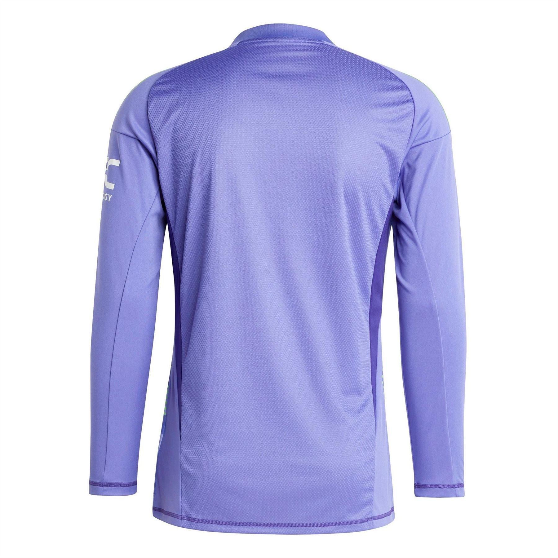 Purple - Back - Adidas Mens 24-25 Manchester United FC Long-Sleeved Goalkeeper Jersey