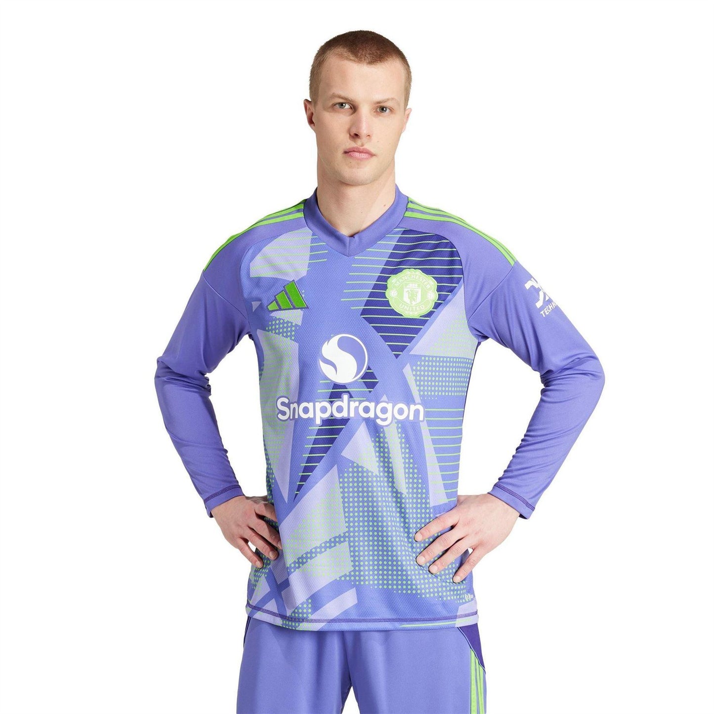 Purple - Lifestyle - Adidas Mens 24-25 Manchester United FC Long-Sleeved Goalkeeper Jersey