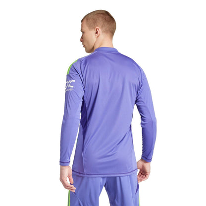 Purple - Pack Shot - Adidas Mens 24-25 Manchester United FC Long-Sleeved Goalkeeper Jersey