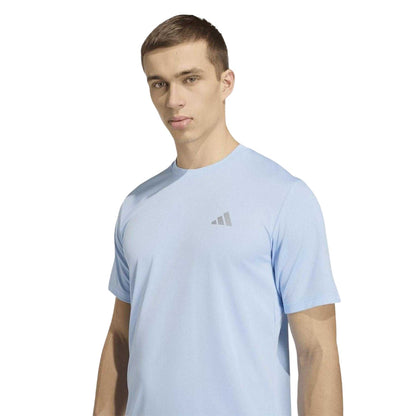 Blue - Side - Adidas Mens Essentials Training T-Shirt