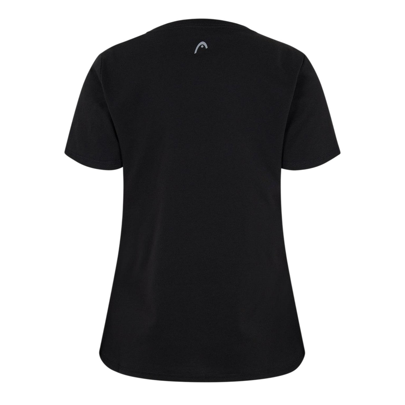 Black - Back - Head Womens-Ladies Club Lisa Crew Neck T-Shirt