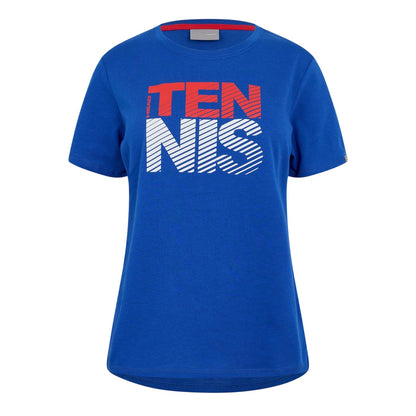 Blue - Front - Head Womens-Ladies Club Lisa Crew Neck T-Shirt