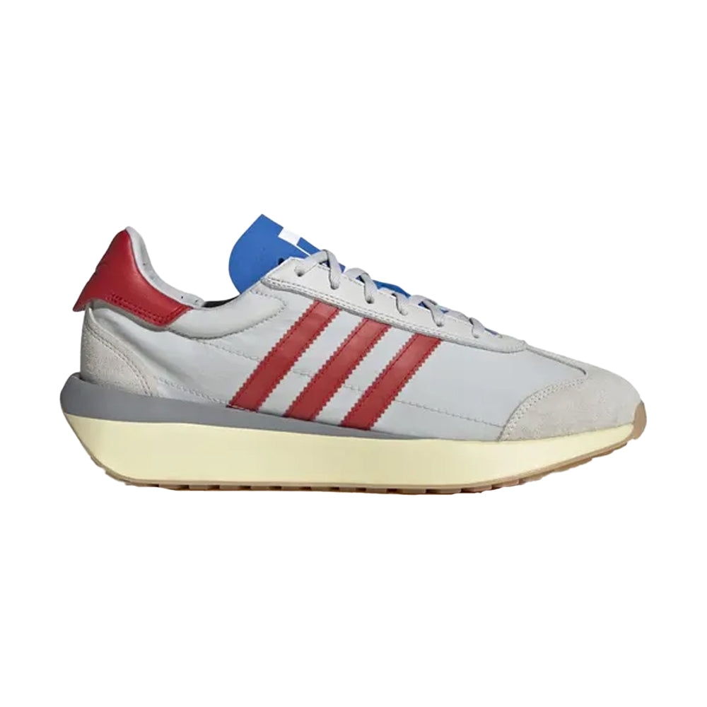 Grey - Back - Adidas Mens Country XLG Suede Panel Trainers