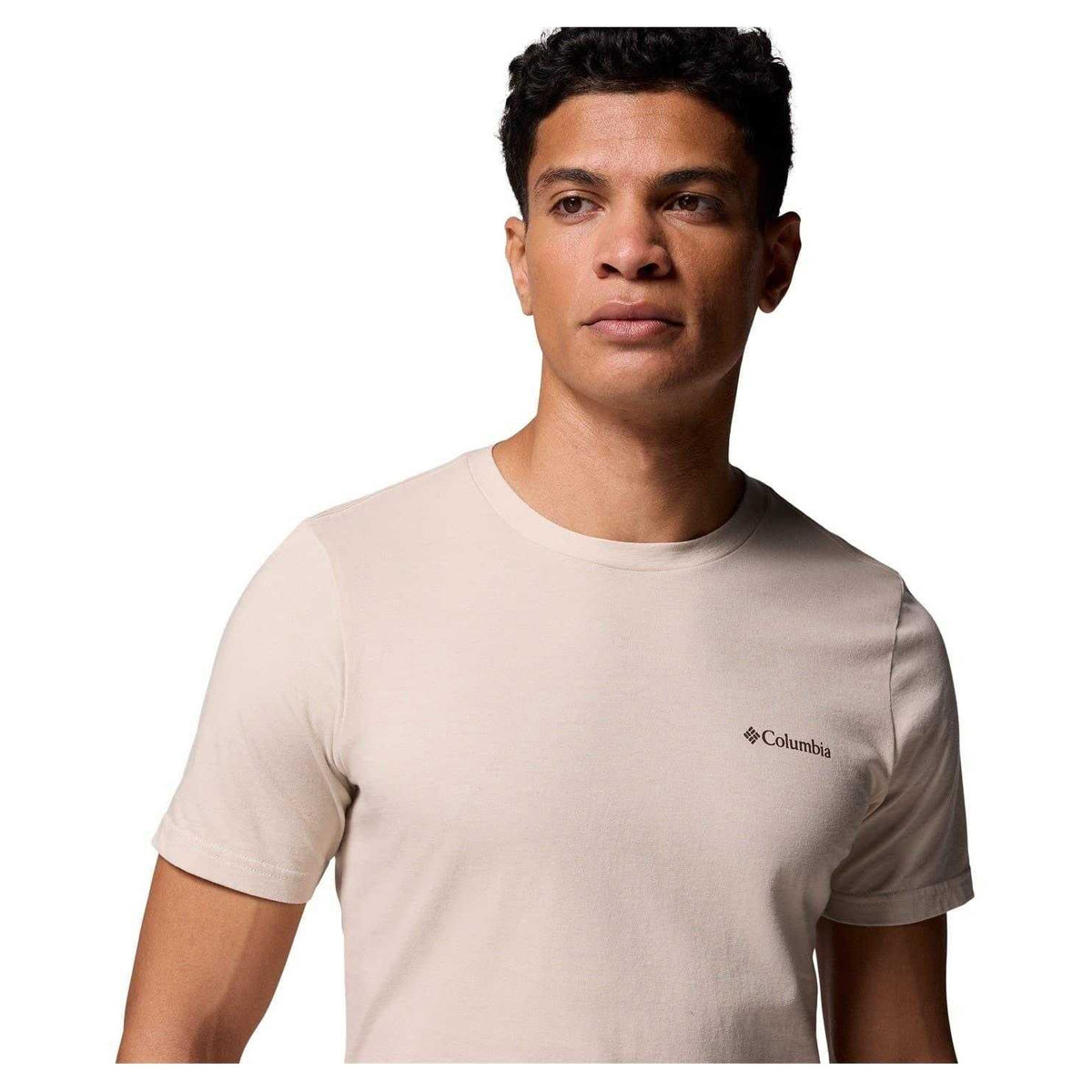Dark Stone - Side - Columbia Mens Rapid Ridge II Organic Cotton T-Shirt