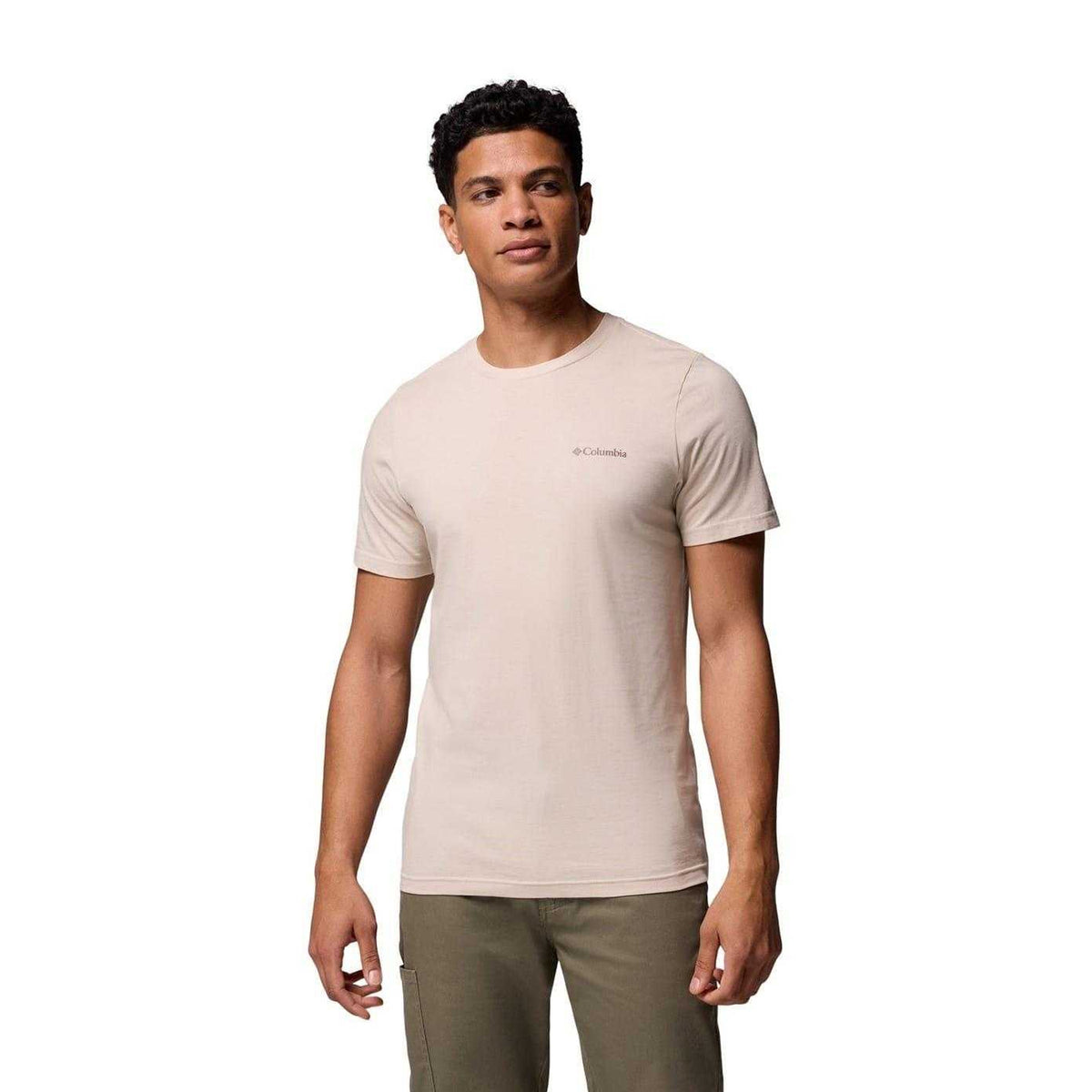 Dark Stone - Front - Columbia Mens Rapid Ridge II Organic Cotton T-Shirt