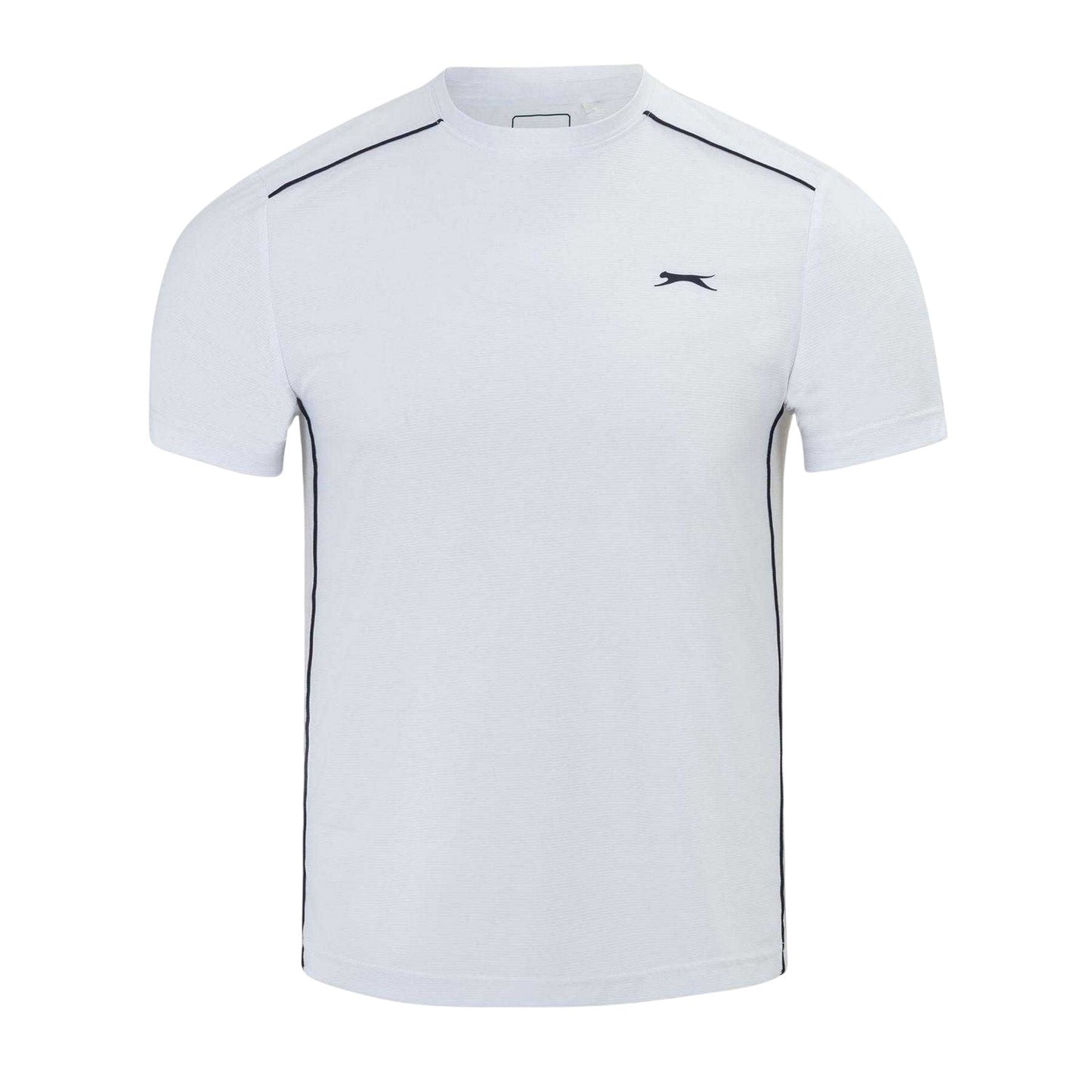 White - Front - Slazenger Mens Tech Performance Tennis T-Shirt