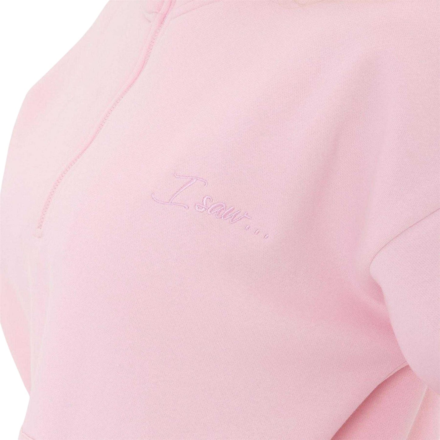 Pink - Lifestyle - I Saw It First Womens-Ladies Fleece Relaxed Fit Sweatshirt