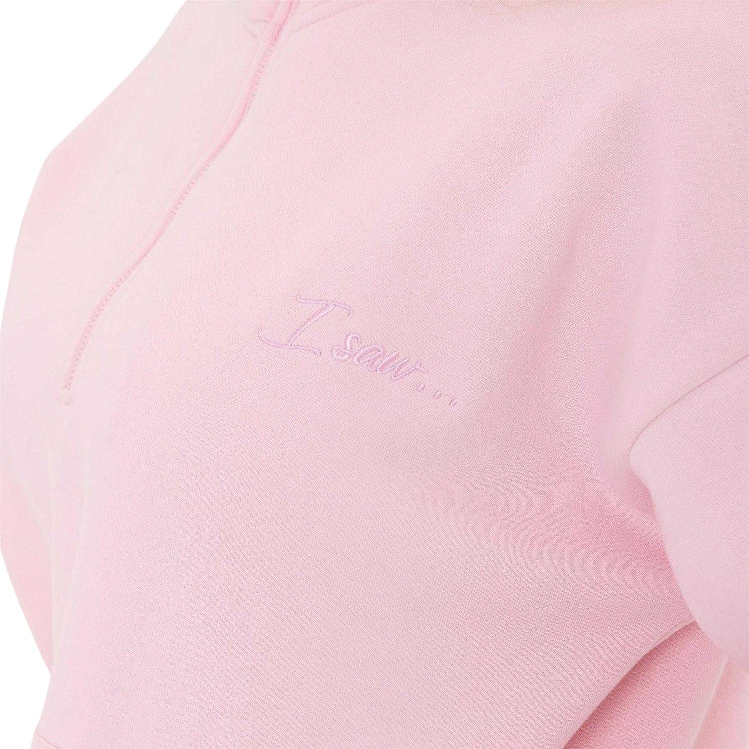 Pink - Lifestyle - I Saw It First Womens-Ladies Fleece Relaxed Fit Sweatshirt