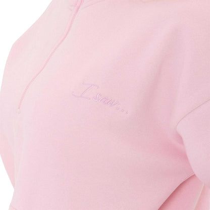Pink - Lifestyle - I Saw It First Womens-Ladies Fleece Relaxed Fit Sweatshirt
