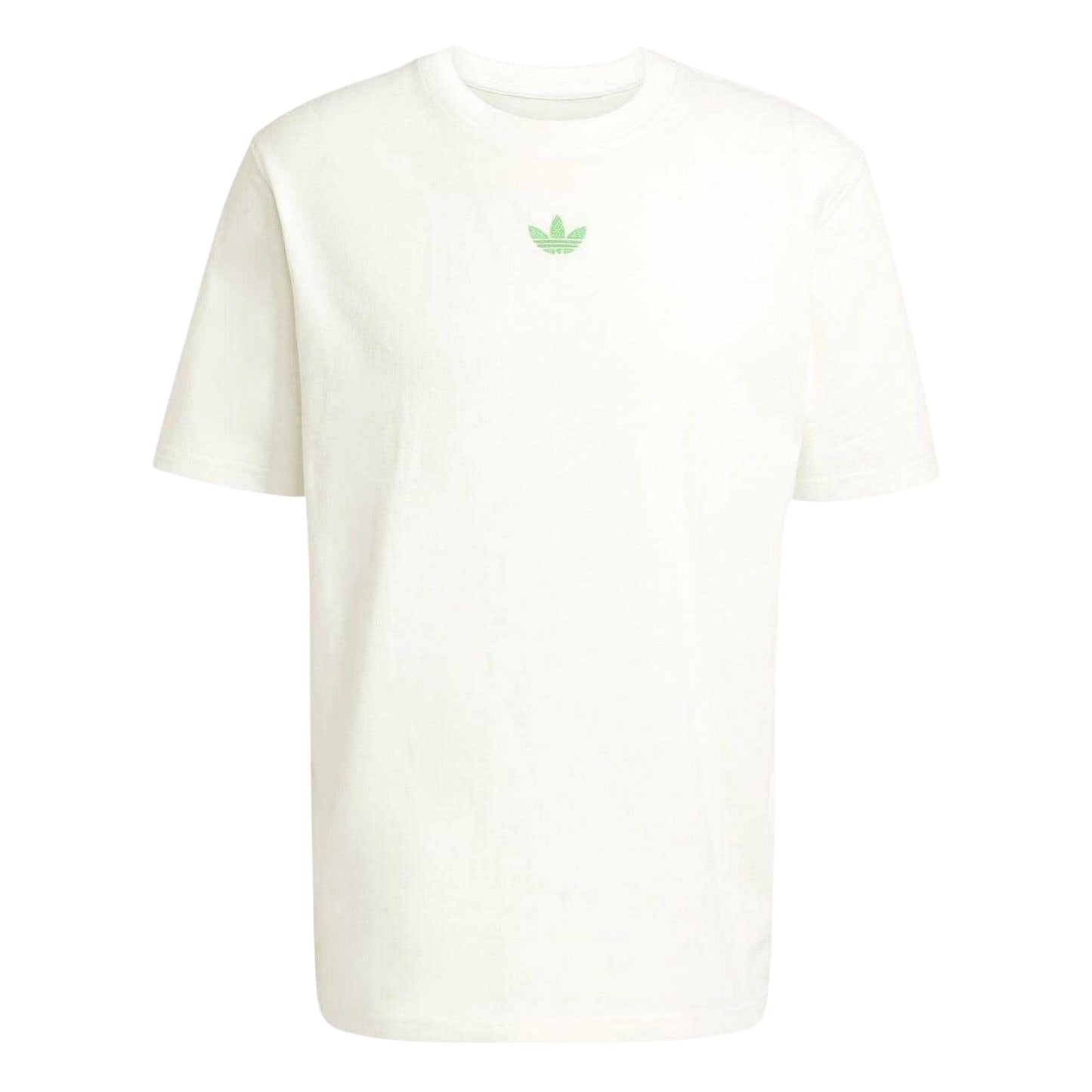Off White - Front - Adidas Mens Originals Minecraft Crew Neck T-Shirt