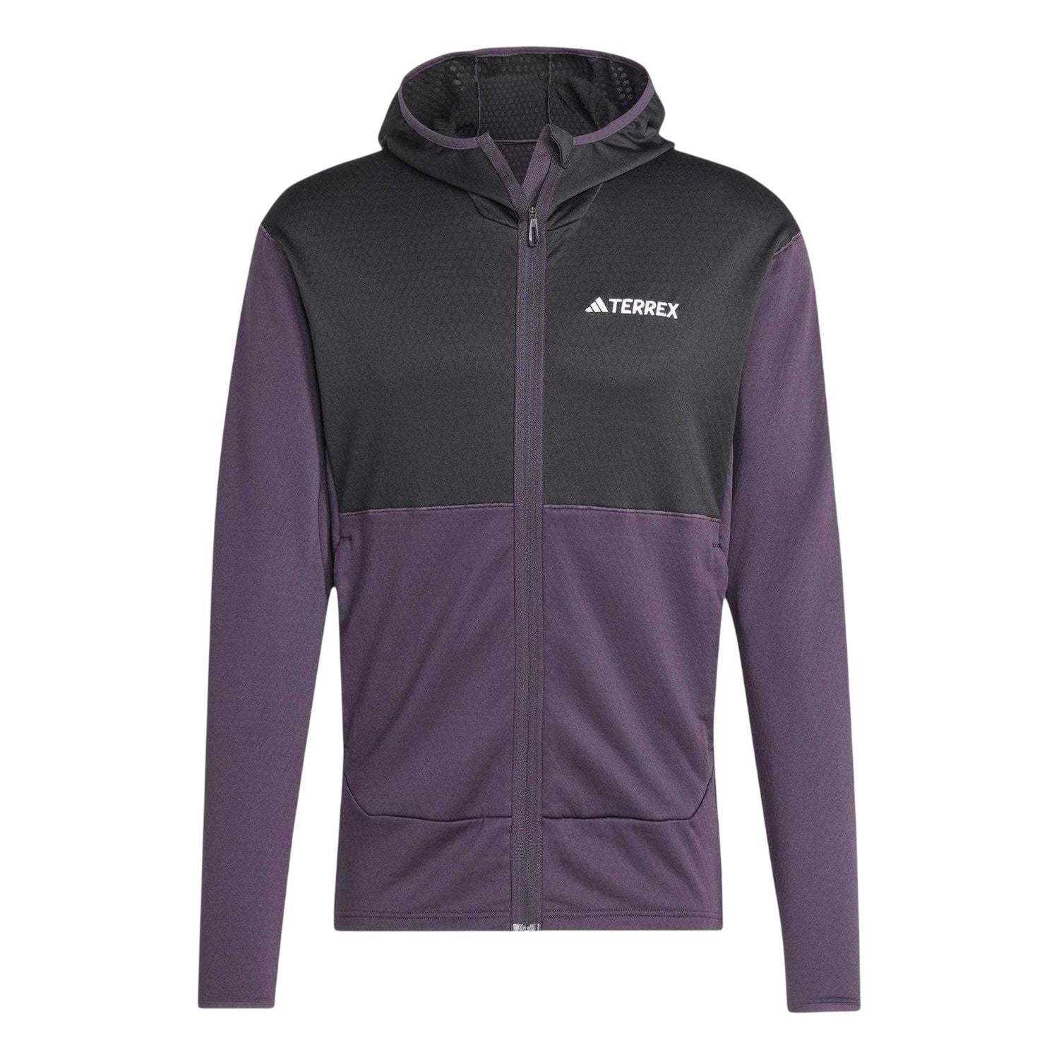 Aurora Black - Front - Adidas Mens Terrex Xperior Fleece Fleece Jacket