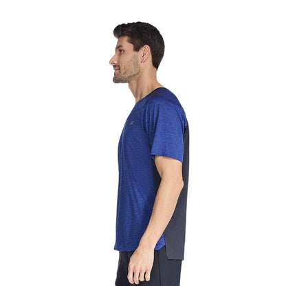 Blue - Side - Skechers Mens Godri Circuit Performance T-Shirt