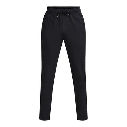 Black - Front - Under Armour Mens Sportstyle Elite Tapered Warm Up Jogging Bottoms