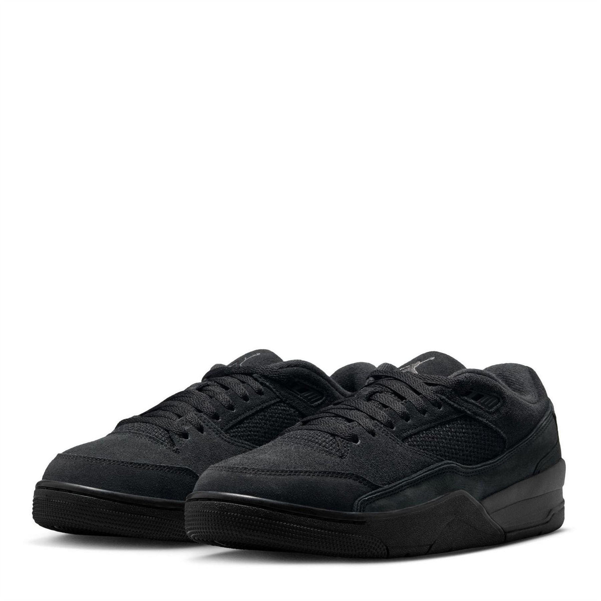 Black-Grey - Lifestyle - Nike Mens Air Jordan Mesh Basketball Shoes