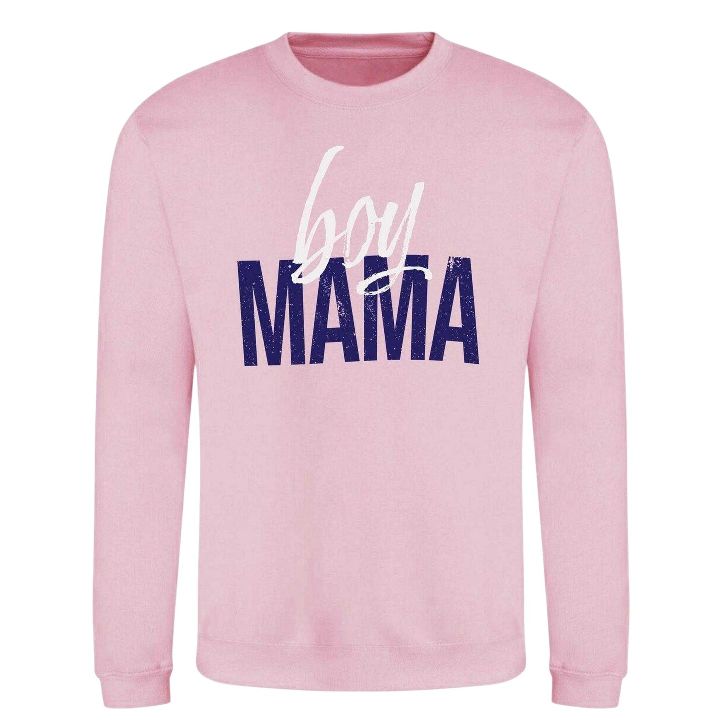 Pink - Front - AWD Womens-Ladies Day Cotton Sweatshirt
