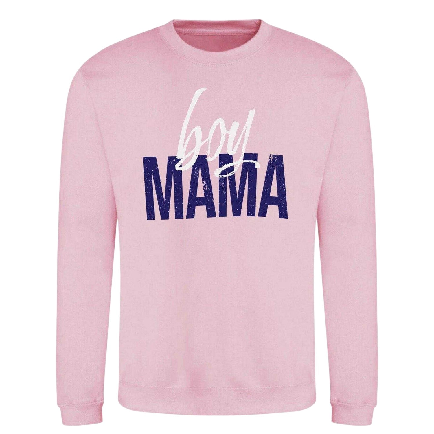Pink - Front - AWD Womens-Ladies Day Cotton Sweatshirt