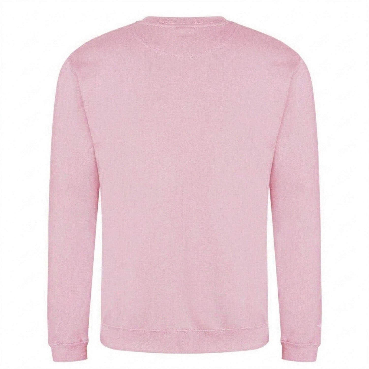 Pink - Back - AWD Womens-Ladies Day Cotton Sweatshirt