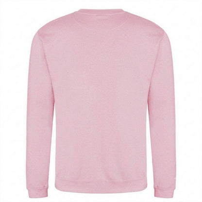 Pink - Back - AWD Womens-Ladies Day Cotton Sweatshirt