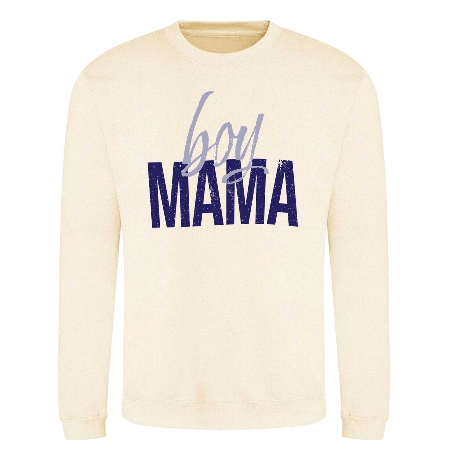 White - Front - AWD Womens-Ladies Day Cotton Sweatshirt
