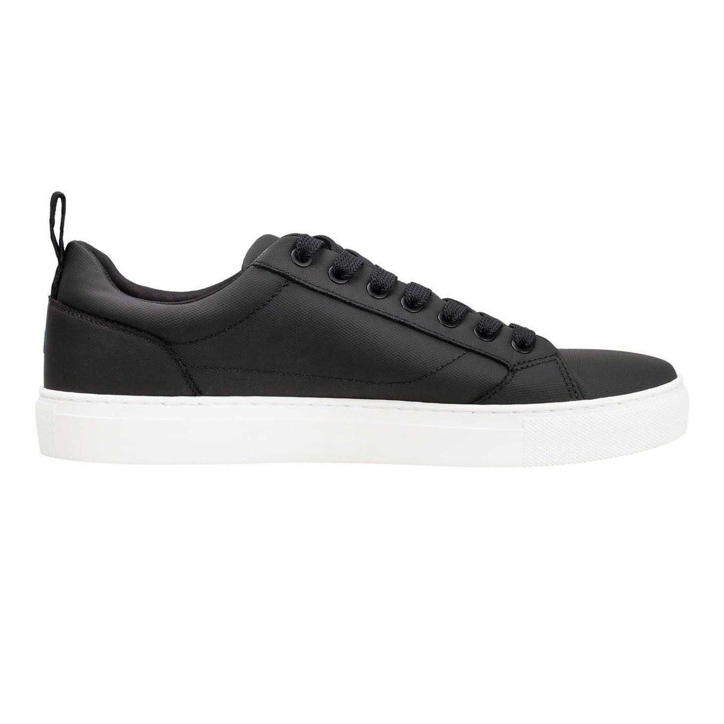 Black - Front - Hugo Mens Morrie Tenn Low Cut Trainers
