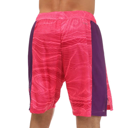 Pink - Back - Adidas Mens Olymipique Lyonnais Goalkeeper Shorts