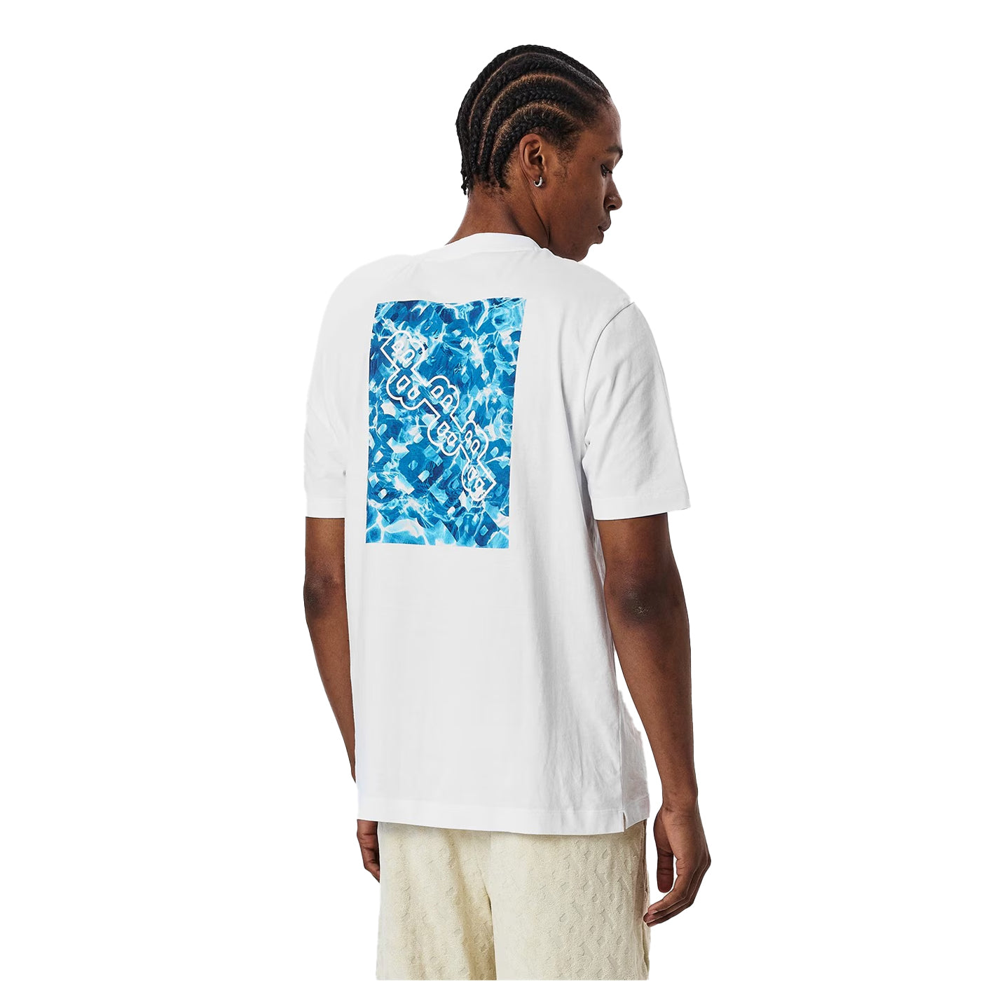 White - Lifestyle - Boss Mens Taut 81 Crew Neck T-Shirt