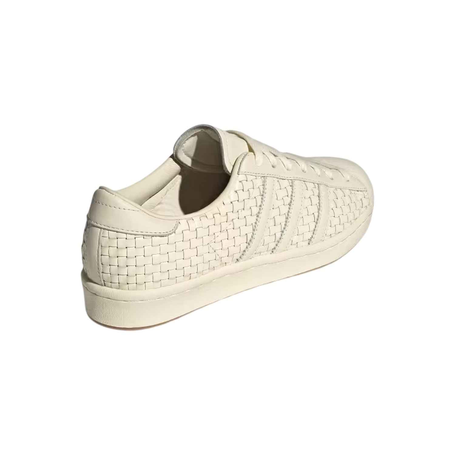 Cream - Back - Adidas Mens Superstar V Woven Trainers