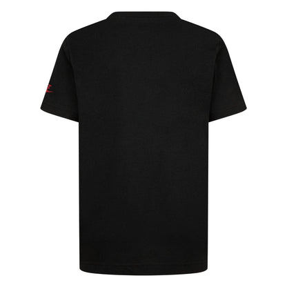 Black - Back - Nike Childrens-Kids Air Printed Logo Boxy T-Shirt