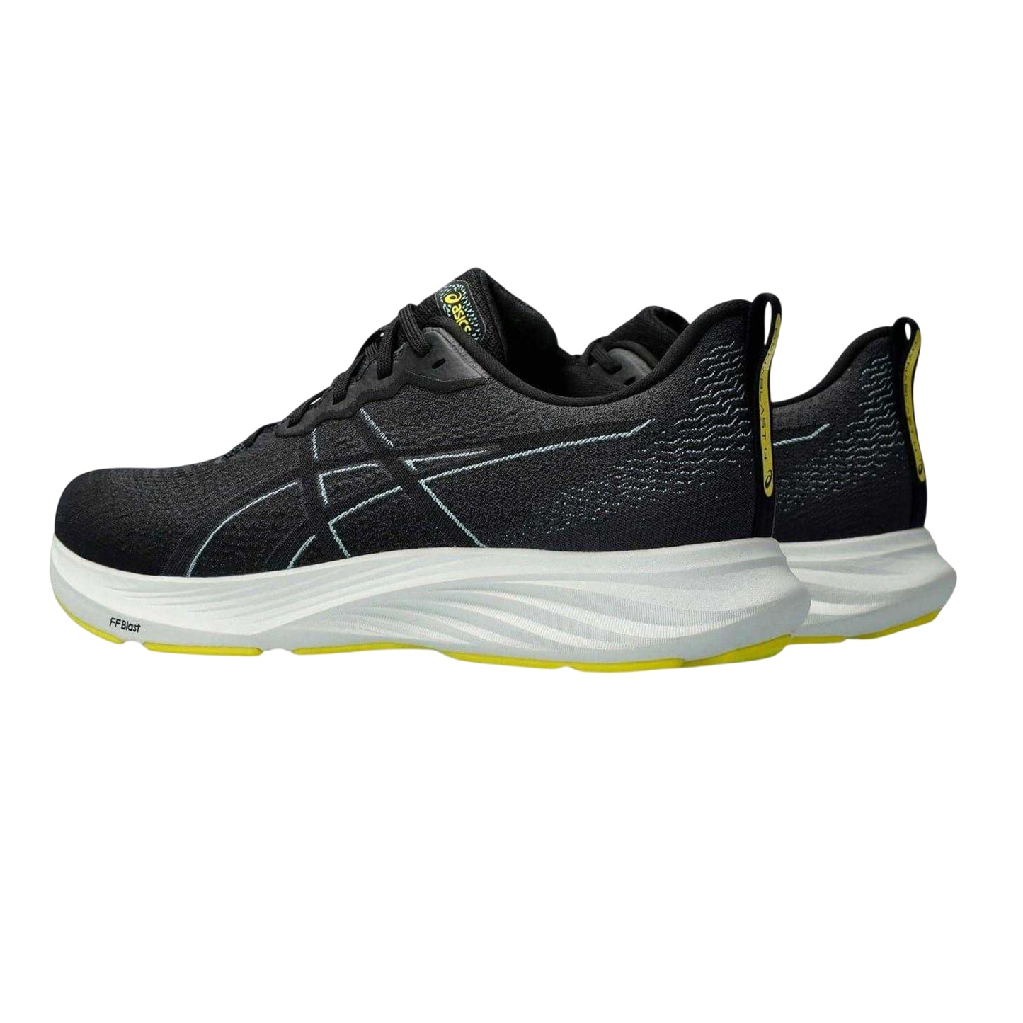 Black-Grey - Back - Asics Mens Dynablast 4 Cushioned Shoes