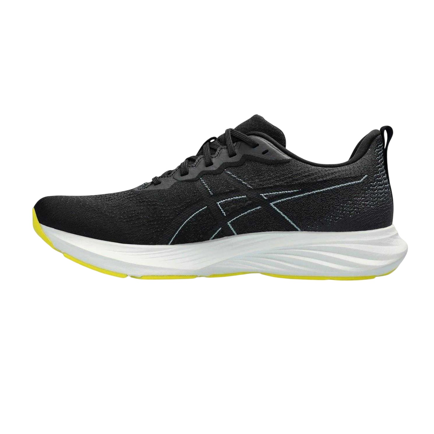 Black-Grey - Side - Asics Mens Dynablast 4 Cushioned Shoes