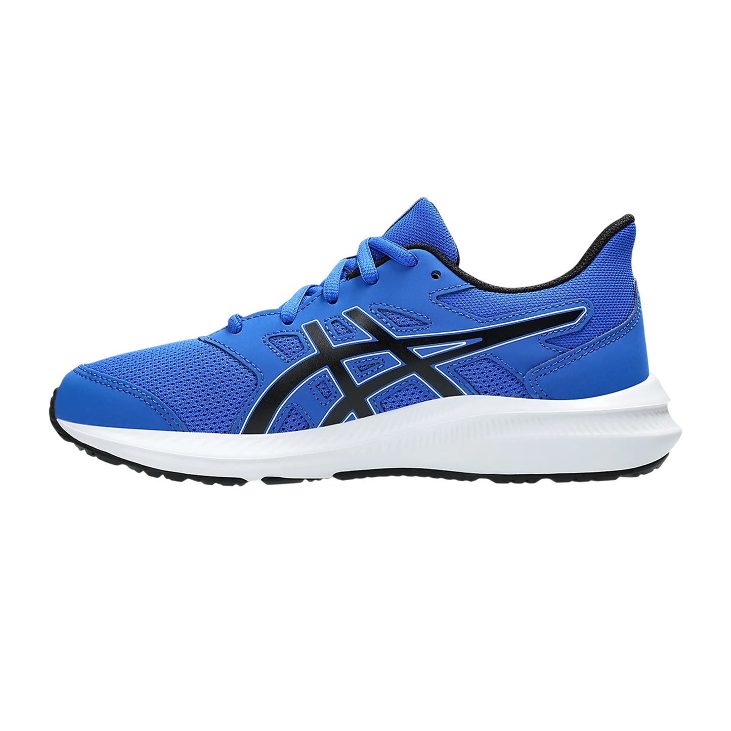 Blue - Side - Asics Childrens-Kids Jolt 4 Shoes